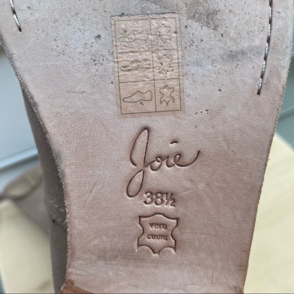 Joie Hoxton Cement Suede moto boots 38.5 - Picture 15 of 16